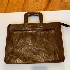 Vintage Reptile Bag/Purse/Briefcase/Attaché- One Of A Kind